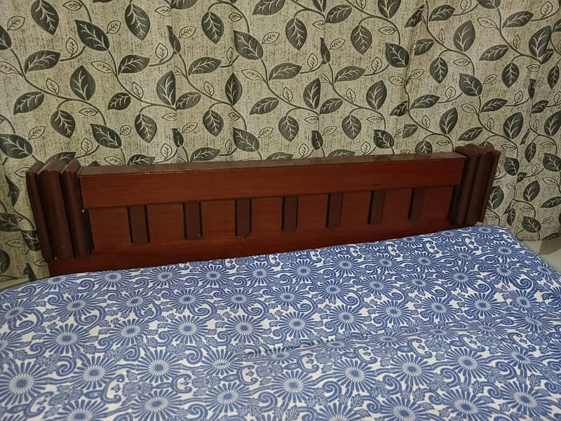 Wooden Single Bed (without mattress) 1