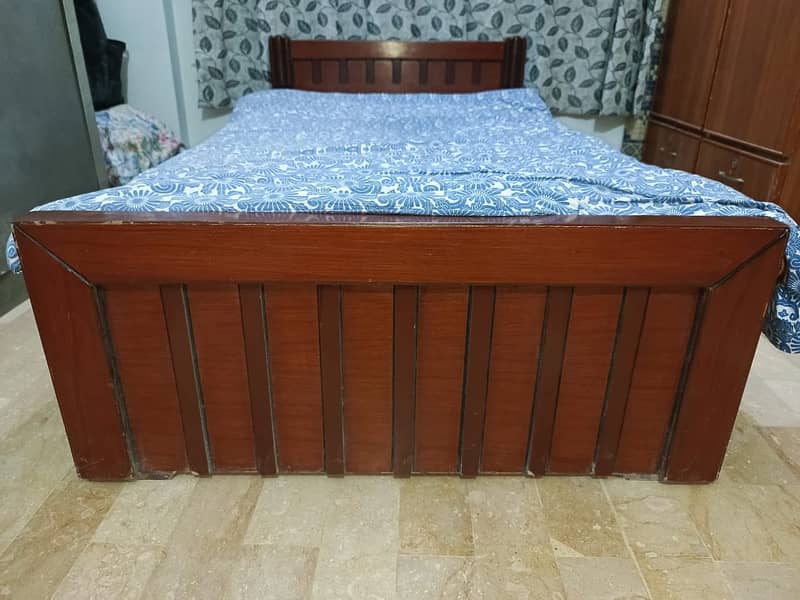 Wooden Single Bed (without mattress) 2