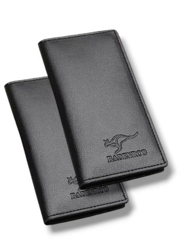 stylish men's synthetic leather wallet _Home dilvery service free 1