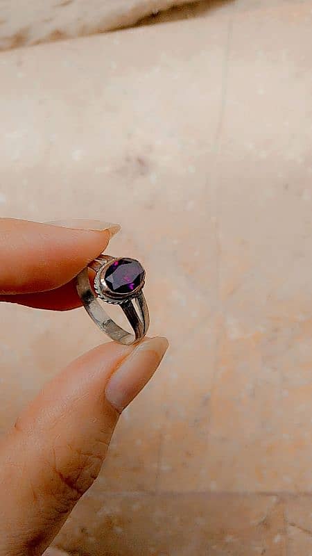 zircon real stone ring 1