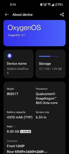 OnePlus 8 5g