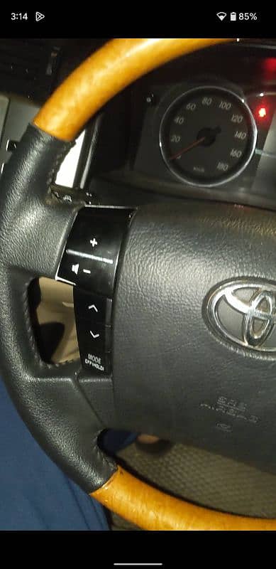 Toyota Mark X premium wooden steering 5