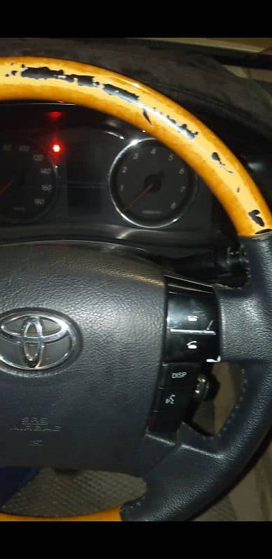 Toyota Mark X premium wooden steering 6