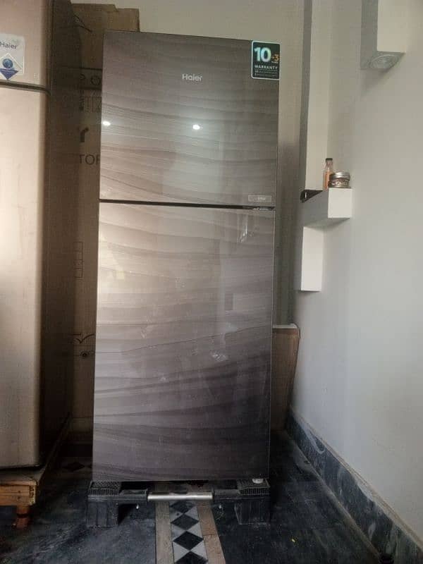 Haier refrigerator glass door condition 10/10 2