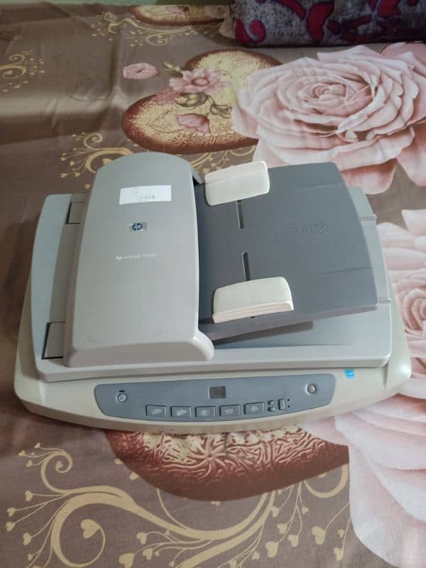 HP Scan jet (FCLSD-5590-0407) Flatbed Photo Scanner Gray inkjet, paper 4