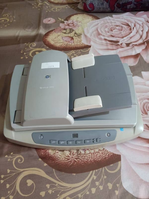 HP Scan jet (FCLSD-5590-0407) Flatbed Photo Scanner Gray inkjet, paper 6