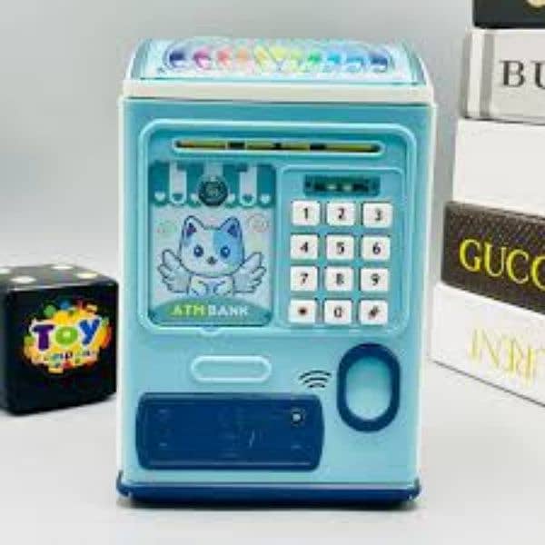 ATM machine toy for kids to play and to store money 2