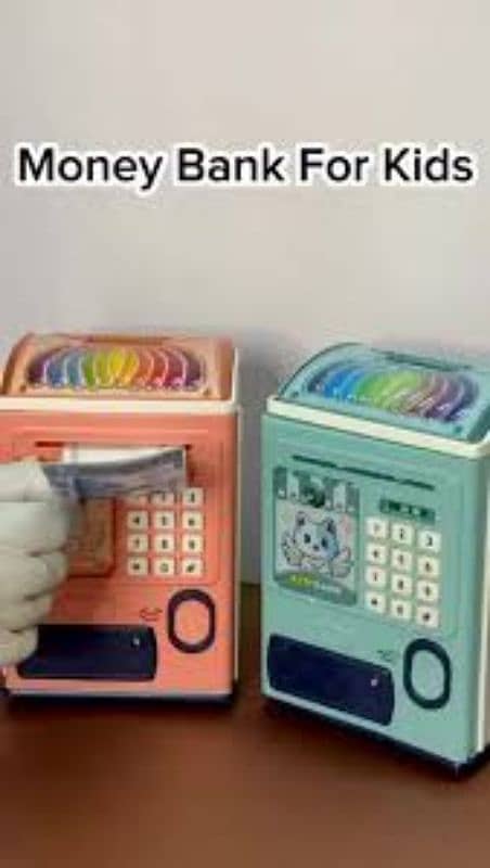 ATM machine toy for kids to play and to store money 4