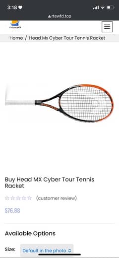 Head MX Cyber Tour Tennis Racket