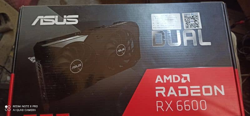 rx600 brand new condition 8gb ddr6 1