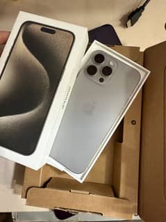 Iphone 15 pro max pta approved with box