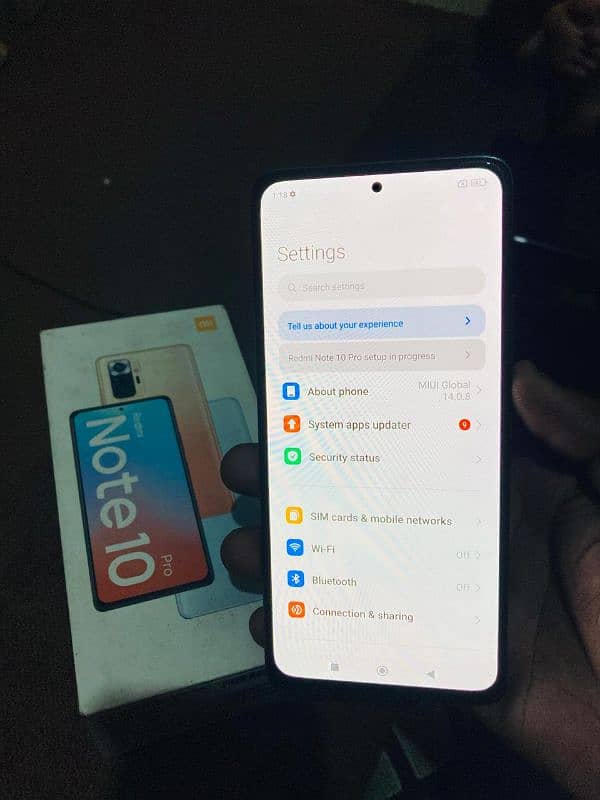 Redmi note 10 pro with box 2