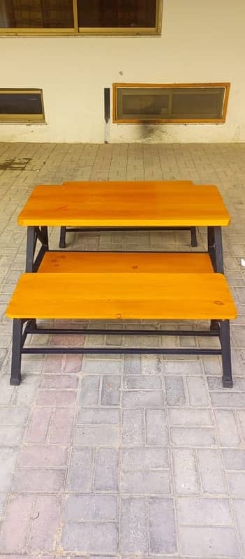 Big size Bench and Table Set 1