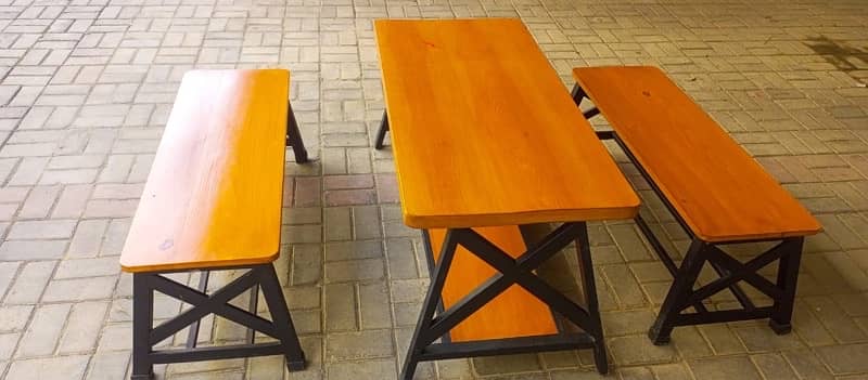 Big size Bench and Table Set 3