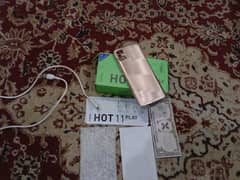 infinix hot 11 play 4 64 with box cable ha 03280366336