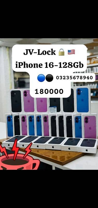 iphone 16 , 16 plus new box jv good price 0