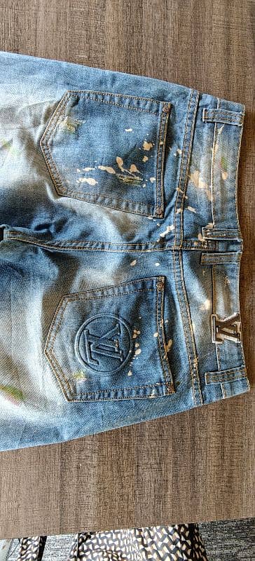 LV Jeans Louis Vuitton Rare Jeans (gucci,prada,dior, Versace) 2