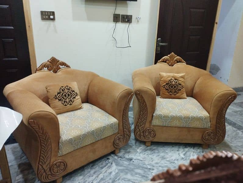 2 seats bedroom sofa set 1