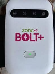 Zong  device bolt+  4g whtap  03414234431