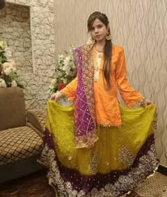 shirt dupatta and sharara