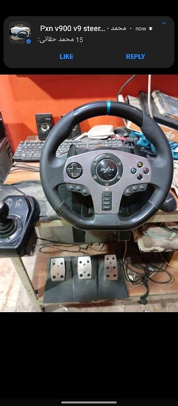 pxn v9 gaming steering wheel 3