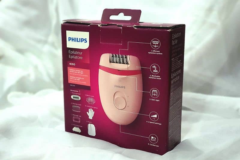 Philips Epilator 4000 - Body Hair Removal - New Condition 0