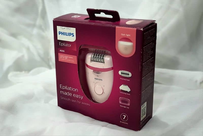 Philips Epilator 4000 - Body Hair Removal - New Condition 1