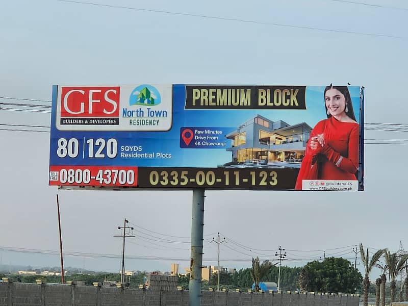 OWN YOUR DREAM PLOT IN GFS PREMIUM BLOCK 80 & 120 SQ. YARDS ON 5-YEAR INSTALLMENT PLAN! 1