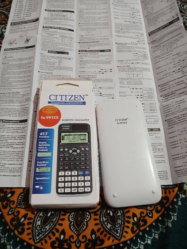 citizen fx991 ex scientific calculator 417 functions read description 1