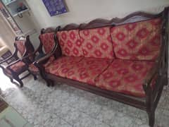 Elegant 5-Seater Shesham Wooden Sofa Set for Sale