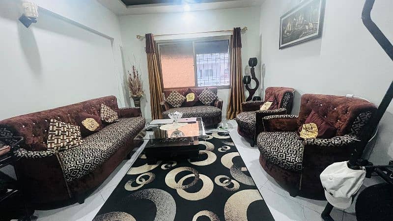 7 Seater Sofa and Center Table 0