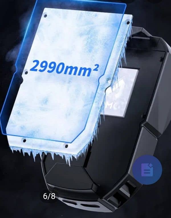 DL. a3  led screen temperature control fan and cool down the phone 5