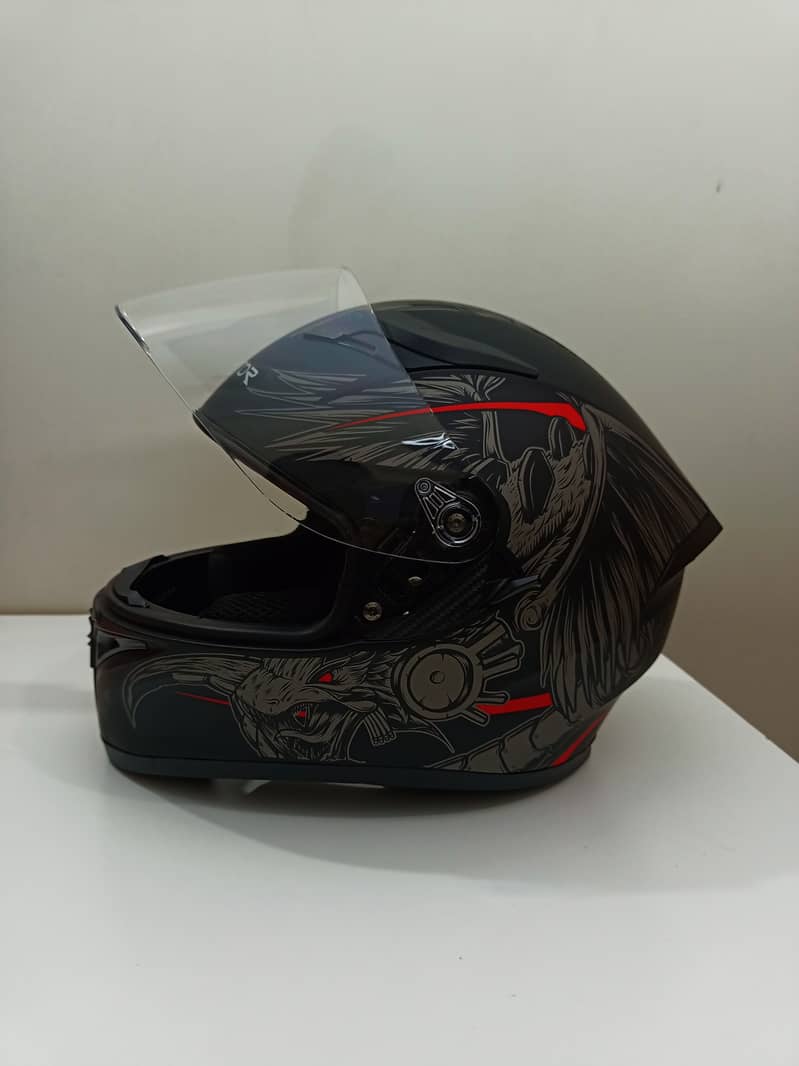 HELMET JIEKAI VECTOR VT-253 FULL FACE - DOUBLE VISOR - DOT APPROVED HE 6