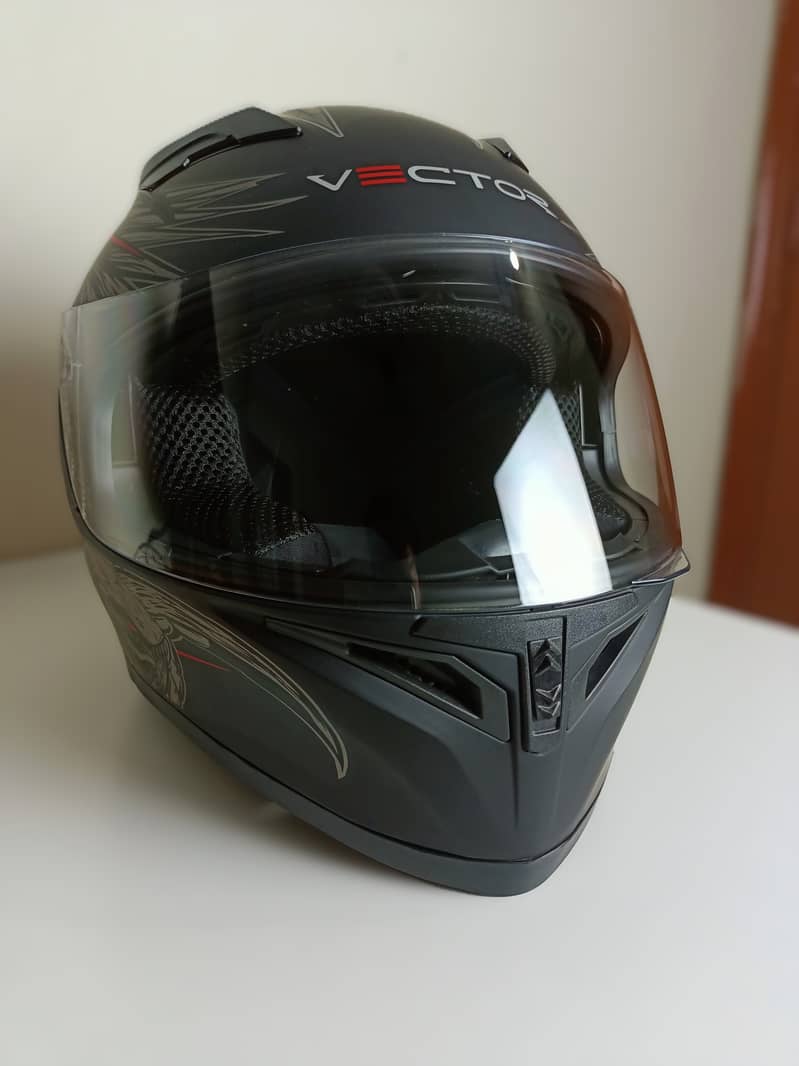 HELMET JIEKAI VECTOR VT-253 FULL FACE - DOUBLE VISOR - DOT APPROVED HE 9