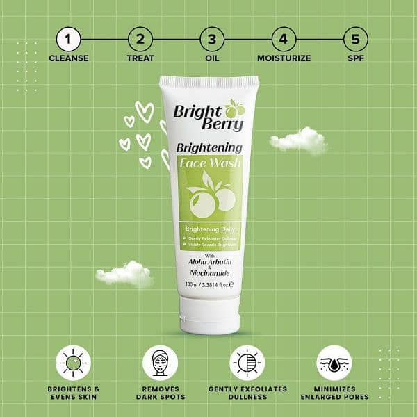 brightening & whitening face wash 4