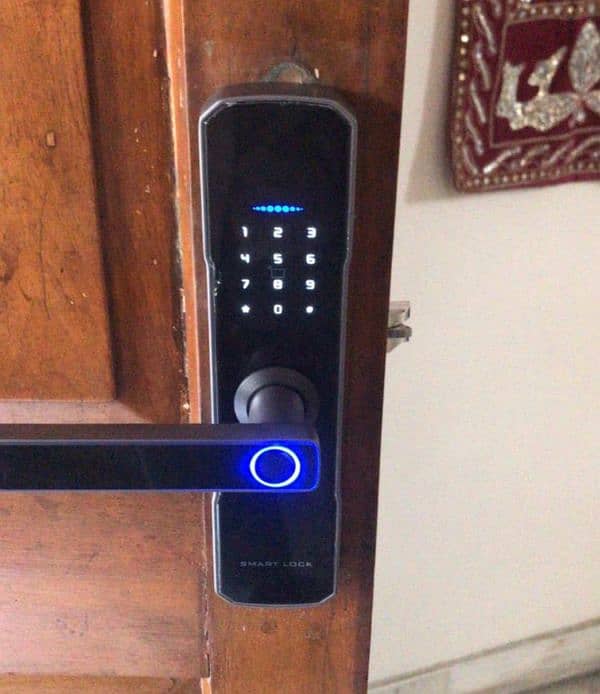 home security system SMART handle door lock wifi wireless Battery 3