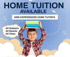 Home Tuition Available for All Classes and Boards