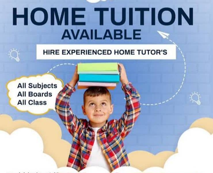 Home Tuition Available for All Classes and Boards 0