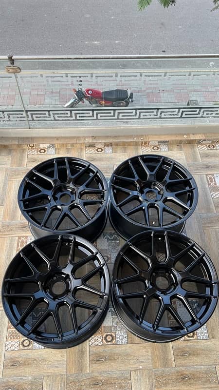 Rapidash 18 inch Alloy Rims 114 PCD With Pirelli Tyres 1