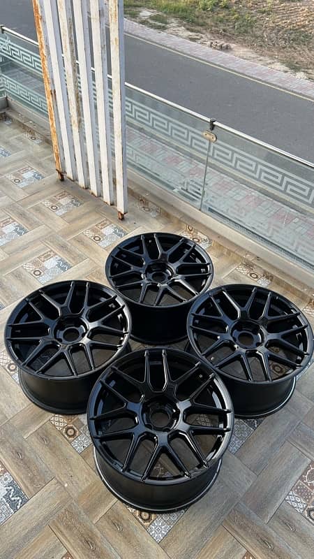 Rapidash 18 inch Alloy Rims 114 PCD With Pirelli Tyres 3