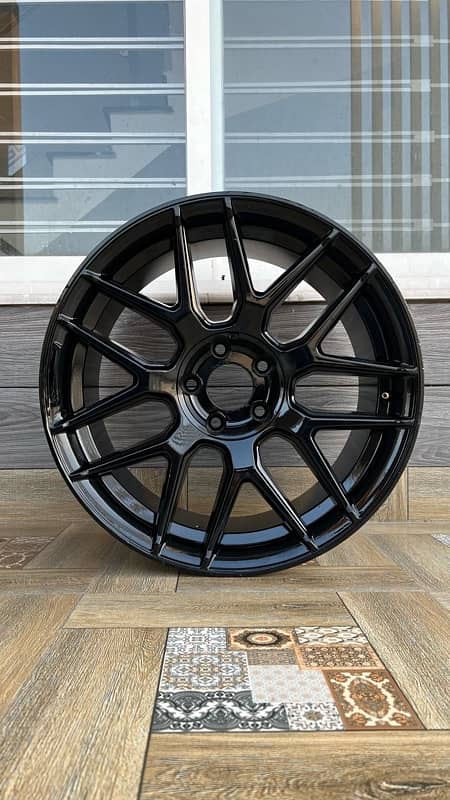 Rapidash 18 inch Alloy Rims 114 PCD With Pirelli Tyres 4