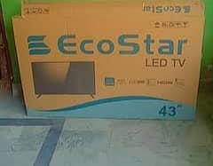 EcoStar 43 inch Led TV with box & Remote 1