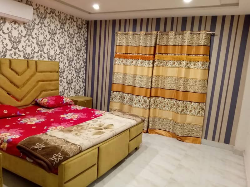 Daily basis one bed furnished flat for rent in sector E 3