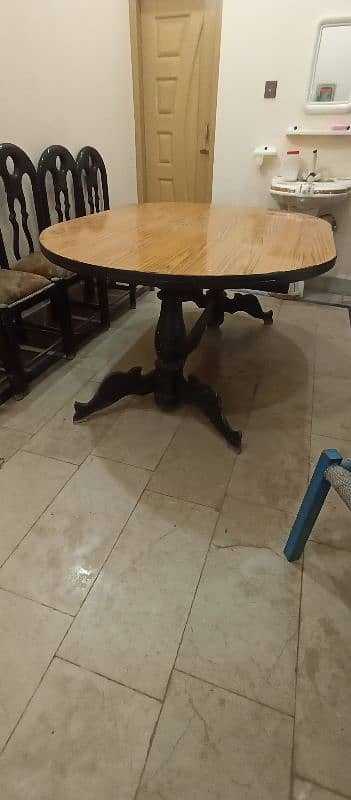 Dining table + 6 chair 1