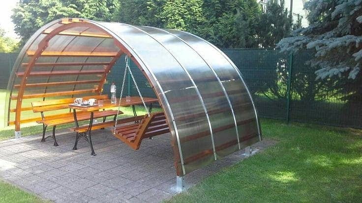 TWIN WALLS SUN-ROOF HOLLOW POLYCARBONATE SHEETS. 1