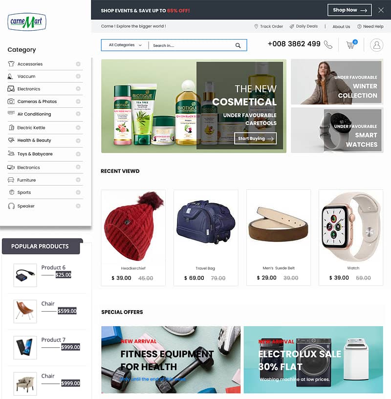 Website (Shopify, Wrdpress, Wix, Ecommernce, Dropshipping Store) 6