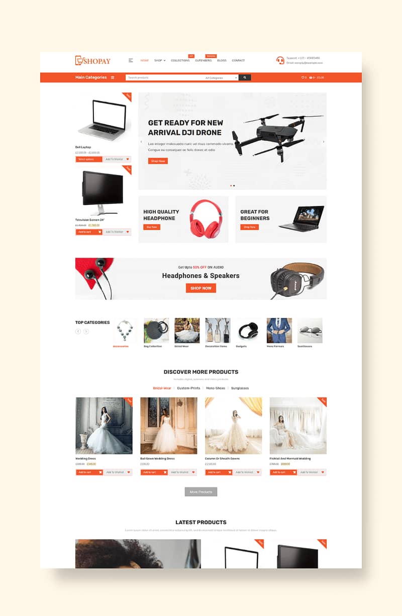 Website (Shopify, Wrdpress, Wix, Ecommernce, Dropshipping Store) 8