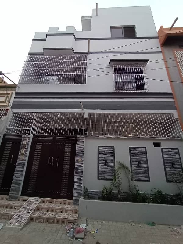 Ground + 1 + 2 ROOMS on 2nd floor HOUSE for SALE IN nORTH Karachi 5-A/3, IN 1 Crore 22 Lac 5