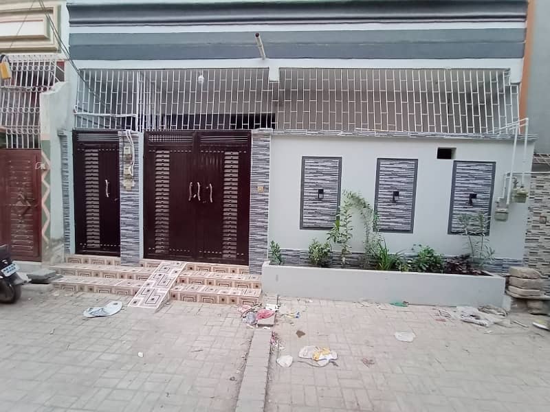 Ground + 1 + 2 ROOMS on 2nd floor HOUSE for SALE IN nORTH Karachi 5-A/3, IN 1 Crore 22 Lac 6