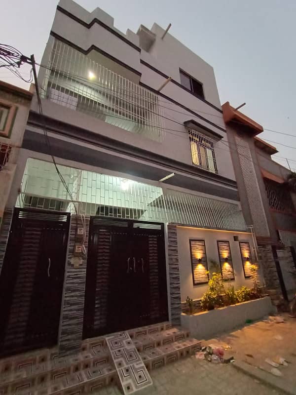 Ground + 1 + 2 ROOMS on 2nd floor HOUSE for SALE IN nORTH Karachi 5-A/3, IN 1 Crore 22 Lac 7